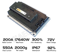 QS Motor 138 70H 3KW V1 Sprocket Mid Drive Motor with Votol Controller display