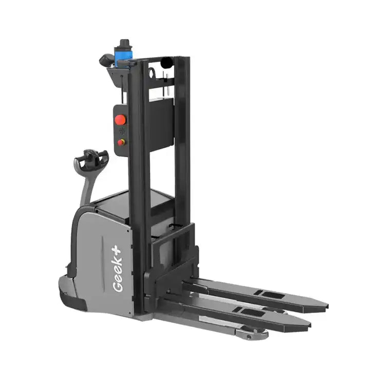 Intelligent Geek+ AGV Robot Self-driving Forklift for Logistics Automa ...