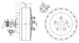 SiAECOSYS QS 4wd 12000W V4 96V 146kph hub Motor with SIAPT96800 controller power train kits for High Power electric car