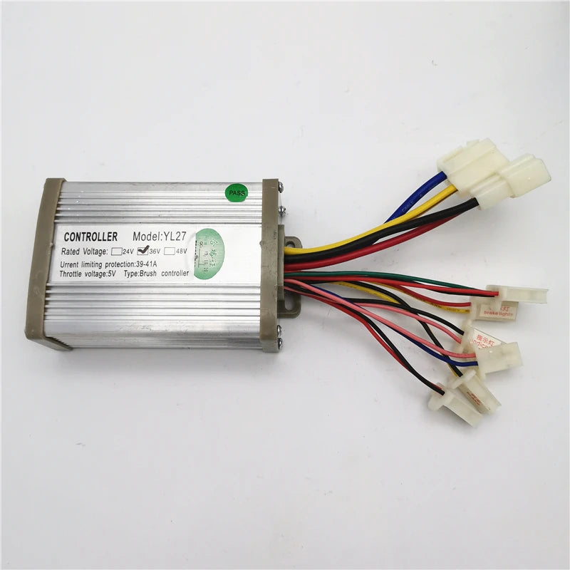 MY1020 kit 500W800W1000W24V36V48V motor, foot throttle and controller set with installation tool