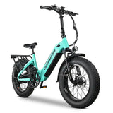 MZ-9 48V 500W Eu Warehouse Stock Full Suspension Fatbike 20 Inch Fat Tire Folding Hybrid Electric City Bike