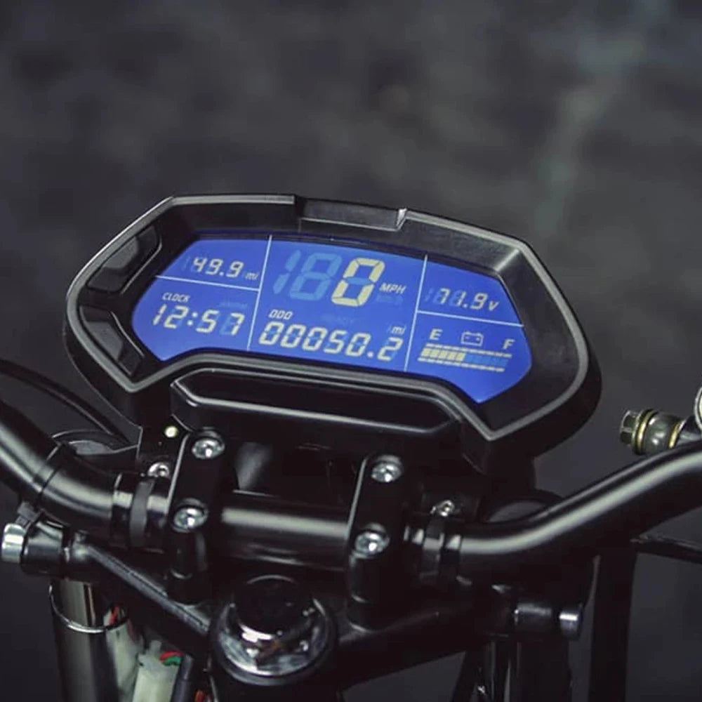 CT-22 48V 72V 120V Universal Hall Digital LCD Programmable Speedometer Display for Electric  Motorcycle Bike