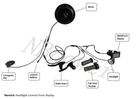 48V 1000W Electric Bike Conversion Kit - Brushless Non-Gear Hub Motor Built in  Smart Controller and Optional Battery