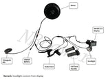 48V1000W FAT Tire Electric Bike Conversion Kit - Brushless Front/Rear Motor with Built-In Smart Controller and Multiple Wheel Size Options