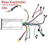 YunLi 60V 45A Controller for Dual motors 3200w 5600w 6000w electric scooter Accelerator LH-100 Display