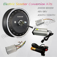 QS In Wheel Hub Motor 13inch 6000W 273 45H V3 Brushless DC Electric Scooter Motorcycle Hub Motor