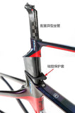 TWITTER T10 carbon fiber bike frame discoloration inner disc brake barrel pumping version road bike racing frame gravel bike frame