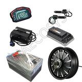 SiAECOSYS QSMOTOR 3000W 72V 80kph Hub Motor with EM100SP controller and kits for electric scooter