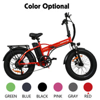 Baolujie Folding Ebike DZ-2001 20''*4 750W Popular Style Aluminum Alloy LCD Display Powerful Battery SHIMANO 7 Speed