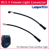 Original DC3.5 Female Connector for Leaperkim Sherman Veteran Unicycle Front Light and Rear Light Spare Parts Electric Monowheel