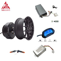 SiAECOSYS/QS 12X5.0inch 5000W V4  Single/Dual Shaft Hub Motor Conversion Kits With SVMC72200 Controller