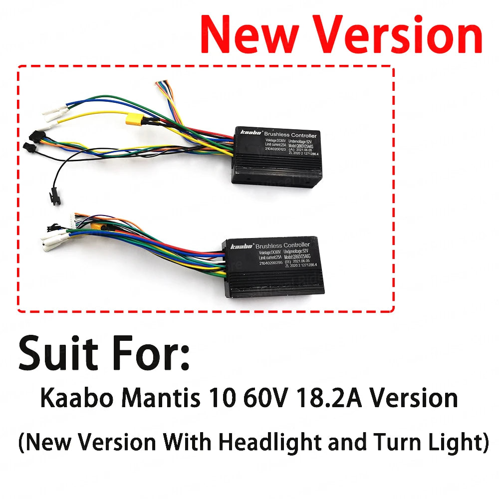 Kaabo Mantis10 60V 25A New Sine Wave Rear Front Controller Part For Kaabo Mantis 10 Plus Mantis10 Pro Original Kaabo Accessories