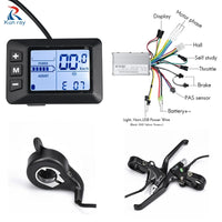 Kunray 6pc/set G51 Display Ebike Scooter Controller for Motor Thumb Throttle 24V-48V 350W 500w  G23 E-Bike Parts Acessories