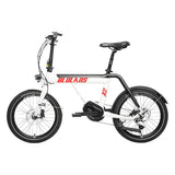 20inch electric folding power-assisted bicycle bafang350w mid torque motor urban lightweight travel two-wheel assisted bicycle