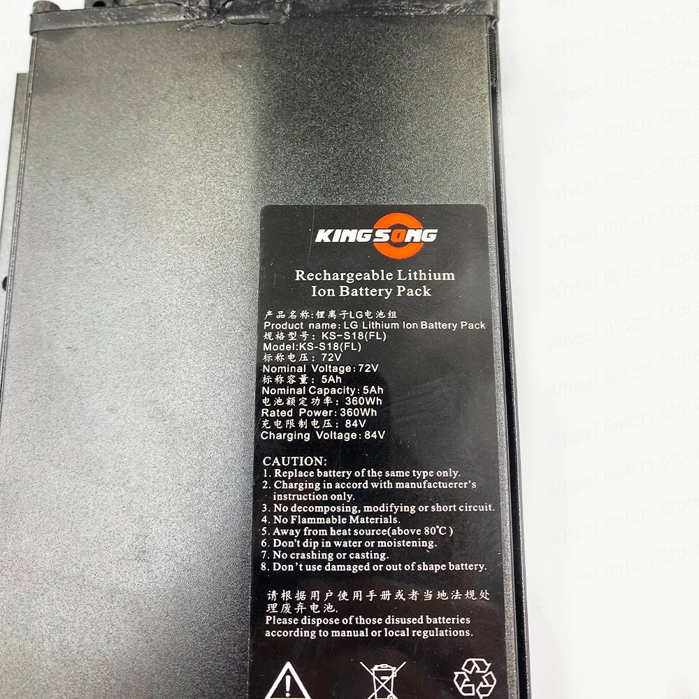 KingSong S18 Battery Original King Song S18 Battery Unicycle Parts After Sale Accessories