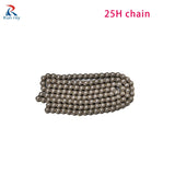 KUNRAY 25H T8F 410 420 428 Bicycle Chain For Bike Electric Bicycle Motorcycle Tricycle MY1016 MY1020 MY1016Z3 BM1418ZXF Motor