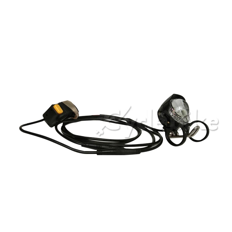 2020 Newest Electric bike Front light with horn Headlight 24v-60v built-in reflector shockproof E-bike Lamp waterproof light