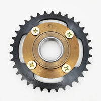 34 teeth 420 chainring gearless flywheel connector 13/16/21/24/26/29MM, used for electric tricycle, kart, motorcycle spare parts