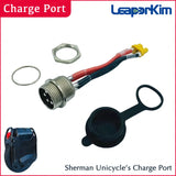 Original Charge Port for Leaperkim Sherman Veteran Unicycle Charger Parts Electric Monowheel 5pin Charging Port Dust Cover