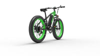 GOGOBEST Electric Mountain Bike 1000W Mid Drive Folding E-Bike with 26 Inch Fat Tire and Rear Shock for Off-Road Adventures and Snow Riding