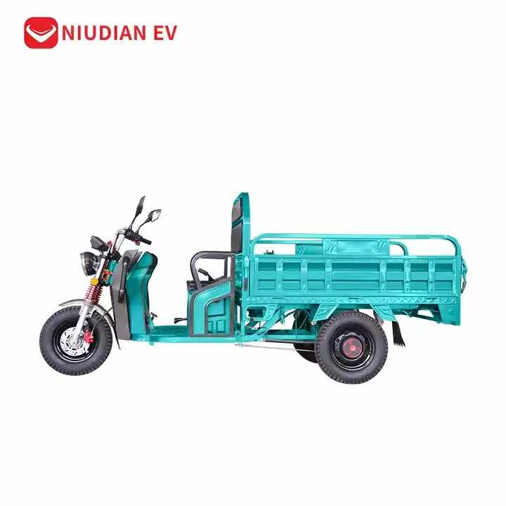 Nice Quality COC/EEC NIUDIAN 1500W Power Electric Tricycle 3-Wheel Open Body Fat Tire for Adults Cargo Tricycle