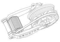 QS 10inch Rim 1000W Mid Drive Motor Assembly Kits with EM50SP Controller 72V 55KPH for Electric Scooter