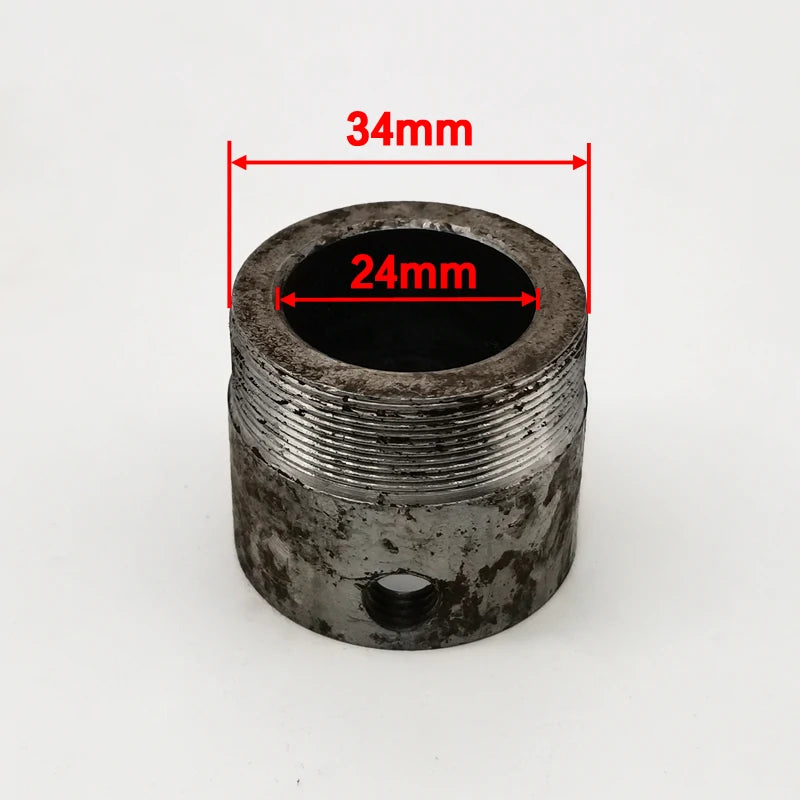 Freewheel Adapter internal diameter 21mm/24mm/26mm/31mm for Tricycle No Teeth Flywheel Freewheel Connector 34mm Thread