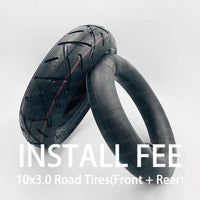 [ Install Fee ] Upgrade to 10*3.0 off-road tires widen tires road tires Kaabo Mantis / ZERO 10X