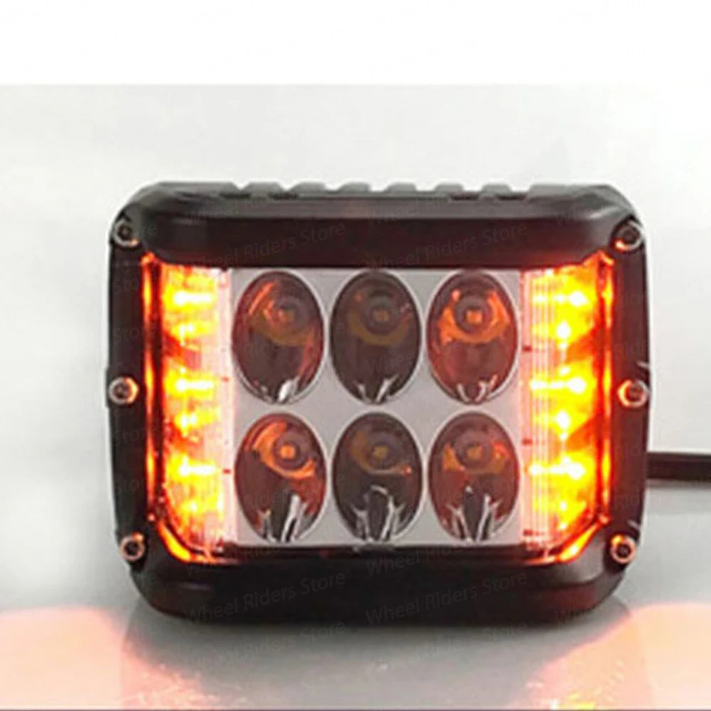 Leaperkim Sherman Elecric Wheel Modified Headlight Modified Front Lamp 36W 4inch Yellow White LED Light Sherman EUC Accessories