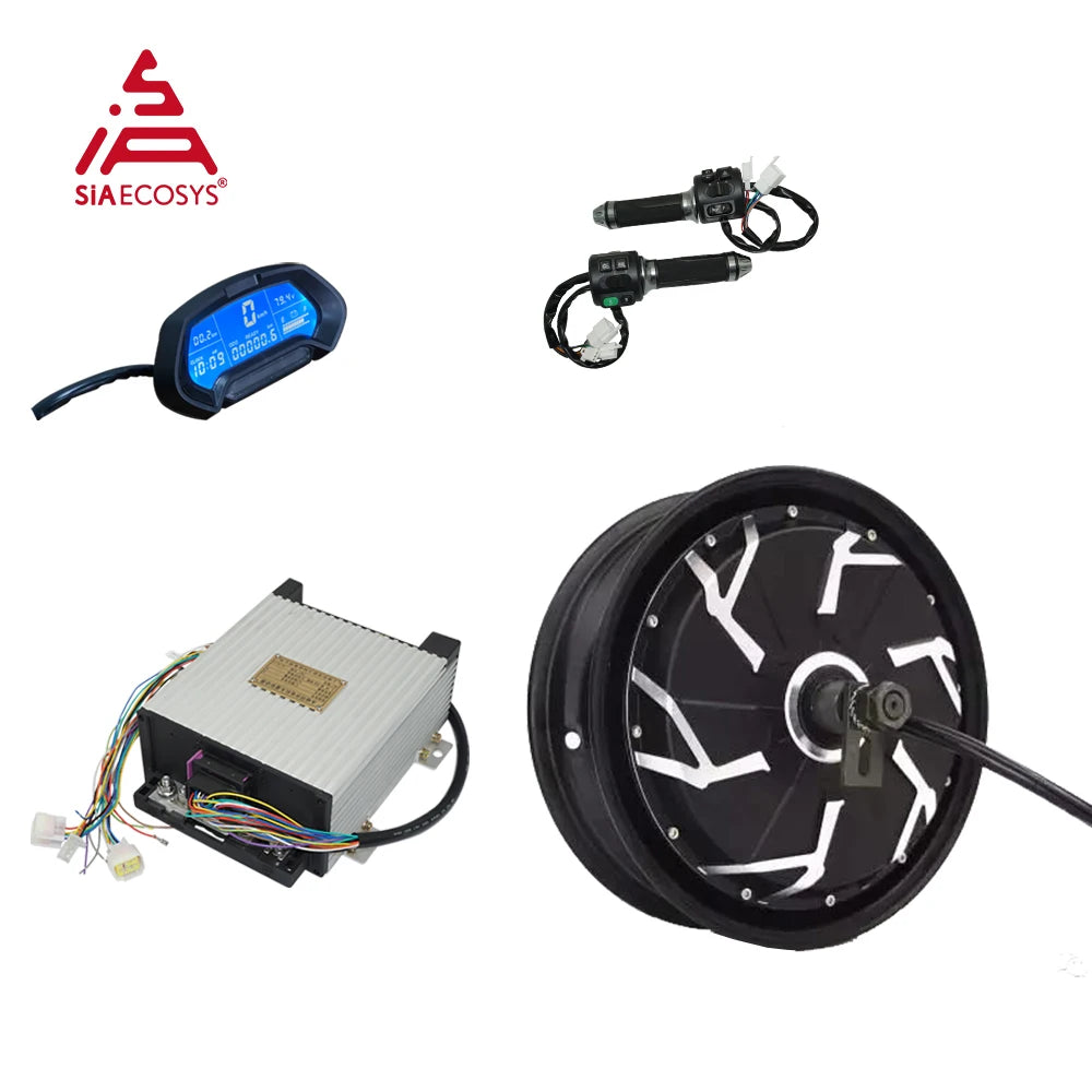 QS 12inch Most Powerful 12000W 260 70H V4 96V 120KMPH Electric Motor w ...
