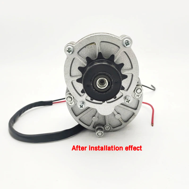 12-tooth flywheel for MY1016Z/MY1018 geared motor, modified electric bicycle left mounted flywheel