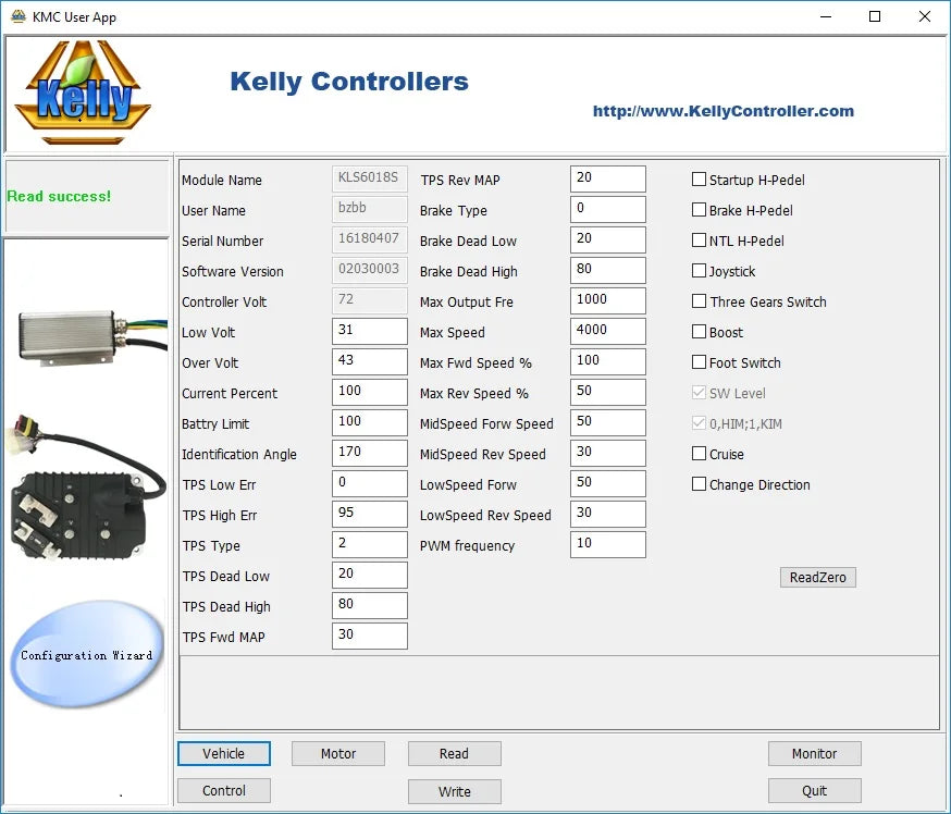 KLS7218S,24V-72V,200A,SINUSOIDAL BRUSHLESS MOTOR CONTROLLER for in-wheel hub motor