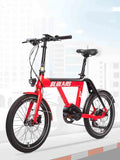 20inch electric folding power-assisted bicycle bafang350w mid torque motor urban lightweight travel two-wheel assisted bicycle