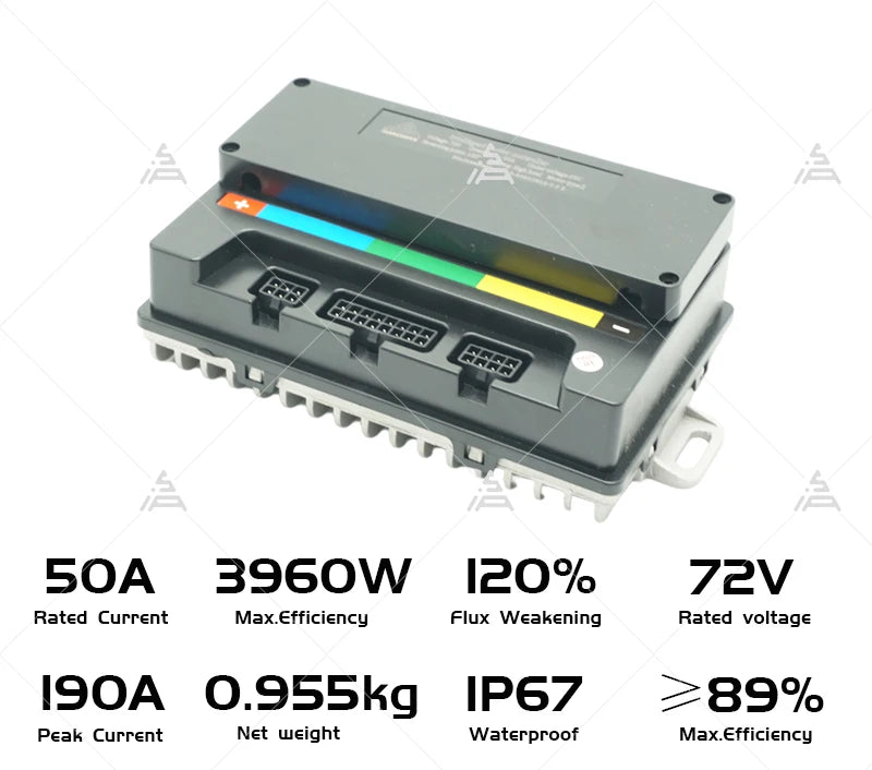 SIAECOSYS/QSMOTOR 212 2000W V1.1 Hub Motor 72V 45KPH conversion kit with EM50sp Controller for Electric Scooter