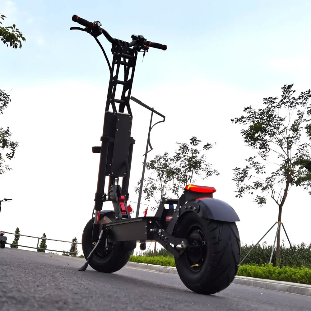 FLJ Upgraded 13inch wheels 60V 6000W E Scooter with 90-150km range speed Dual engine e bike Fat tire motorcycle electric Scooter