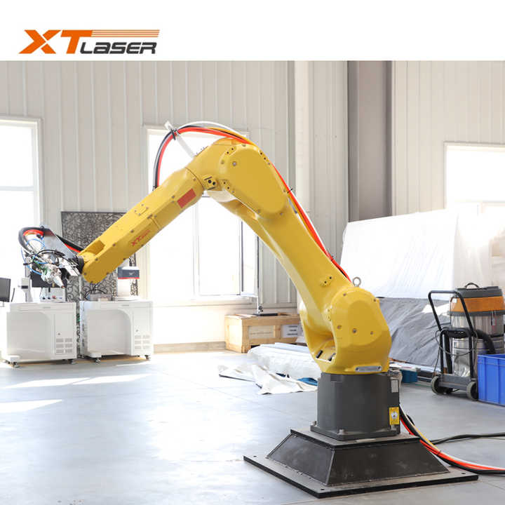 Automatic Robot Arm Laser Welder for Metal Stainless Steel Aluminum Fiber Laser Welder Robotic Laser Welding Machine
