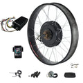 Nbpower 20 26*4.0 Inch 100mm Width Tire 72V 2000W Snow Bike Electric Motor Kit for Off-Road Adventures with Brushless Non-Gear Hub Motor