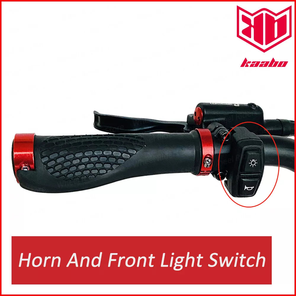 Kaabo Wolf King Wolf Warrior 11 PLUS PRO+ Horn And Front Light Switch Original Scooter  Control Parts