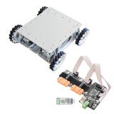 40KG Load Shock Absorption Mecanum Wheel Robot Car Chassis Kit with 4pcs Planetary Gear Motor for Arduino STM32 Raspberry Pi