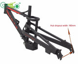 Electric Mountain Bike Frame / All Terrain / Soft Tail / Shock Absorber 26*4.0 Electric Bicycle Frame