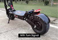 FLJ 13inch Electric Scooter with 6000W/60V Dual Engine Fat tire big wheel design double drive E Scooter Panasonic Battery 40AH