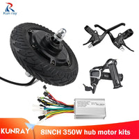 48V 350W E-Scooter Wheel Brushless Toothless Hub Motor Electric Scooter Conversion Kit 8inch Electric Bike Engine DIY Motor Set