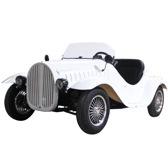 Powerful Retro Electric ATV electric steering wheels 72v 60AH vintage car shaft driving for adult 4 wheels ATV