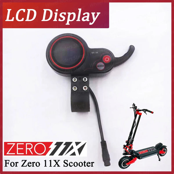 Original LCD Display For ZERO 11X Throttle  X11-DDM  QS-S4 Instrument Meter Electric Scooter Accessories