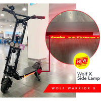 Upgrade Kaabo Wolf Warrior X Wolf 10inch Black Side LED Light Red WolfWarrior Electric Original Skateboard Scooter Parts Lamp