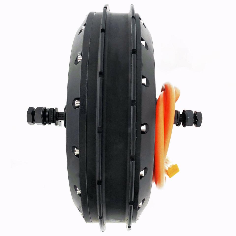 High-Speed 8000W Electric Bike Conversion Kit - Gearless Brushless Hub Motor with Optional TFT Display for 18-19 Inch Motorcycle Wheels
