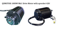 QSMOTOR 1kW 90 72V55KPH Mid drive motor