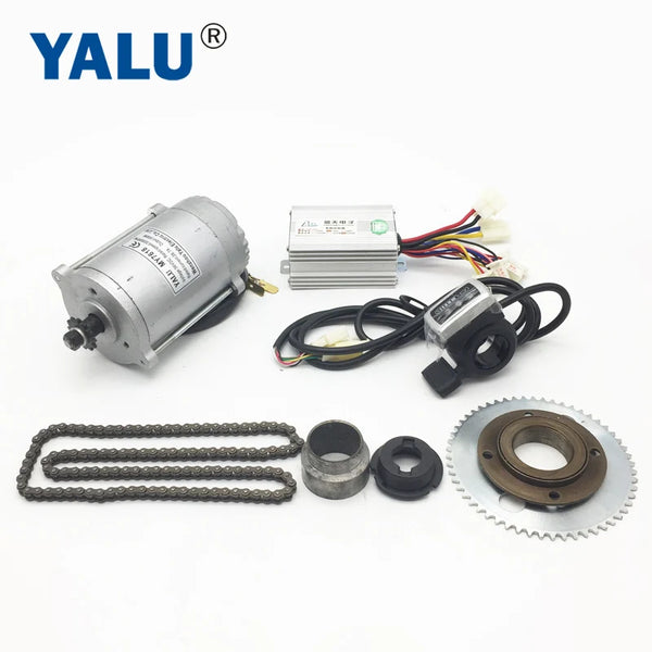 24V/36V 500W High Speed Dirt Bikes Go Karts Mobility Scooter Conversion Kit MY7618 Razor Balance Car Ebike Parts with 25H Chain