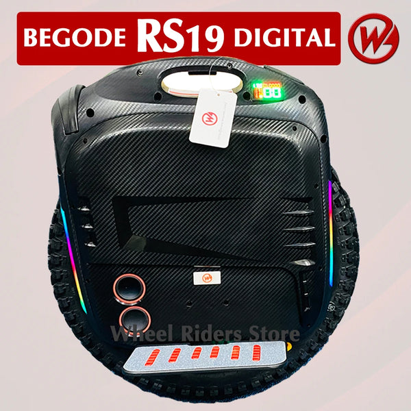 Begode RS Unicycle Gotway GW 18inch RS19 Display Black Mainboard Screen Electric Monowheel 2600W 100V 1800Wh 2021 New