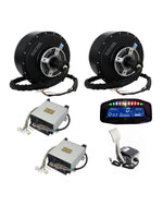 QS MOTOR High power 12kw 24kw 70H V4 with APT96800kit  e car hub motor for 130KPH Speed